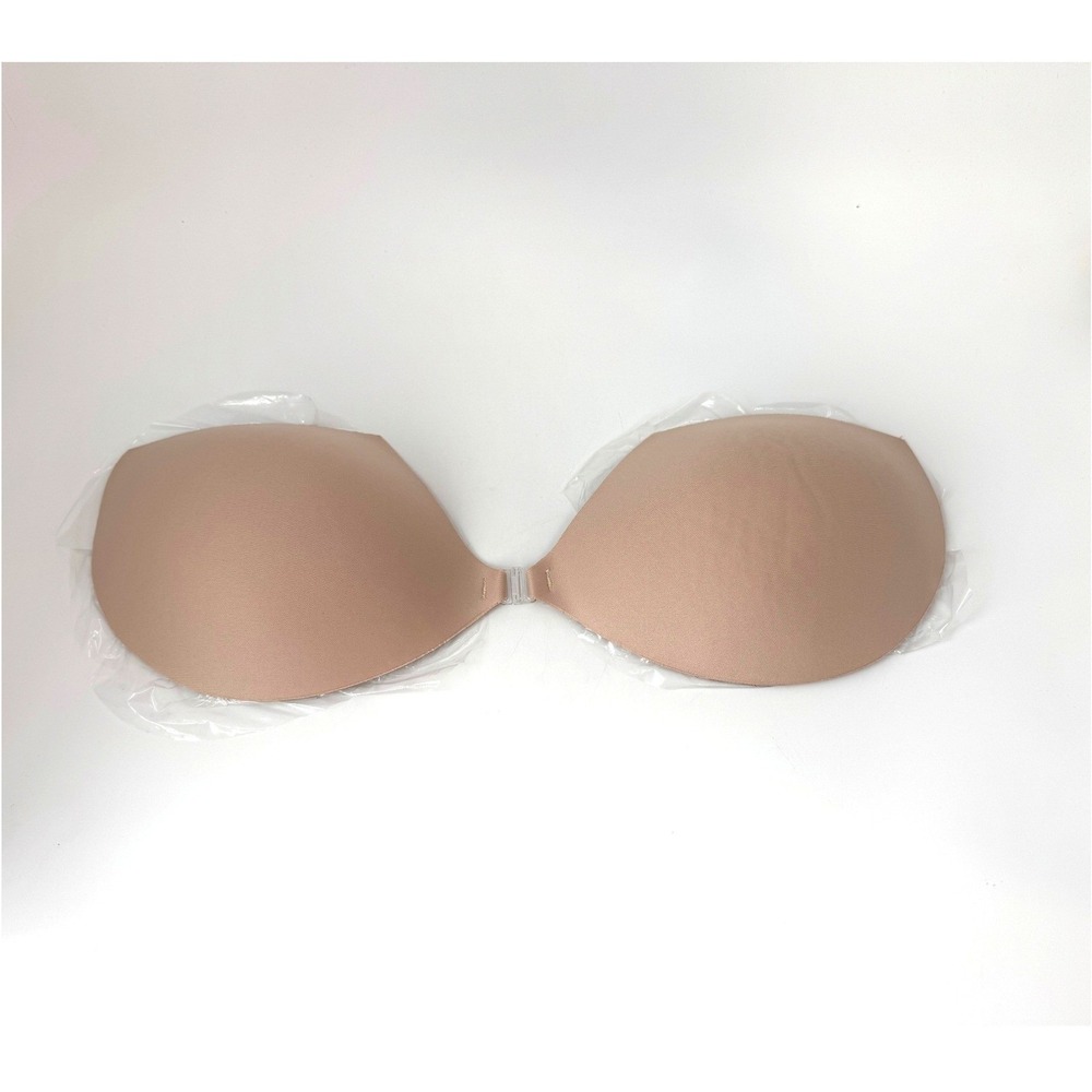 BOOMBA Demi Sticky Bra Beige Size G Strapless Adhesive Silicone NEW open box